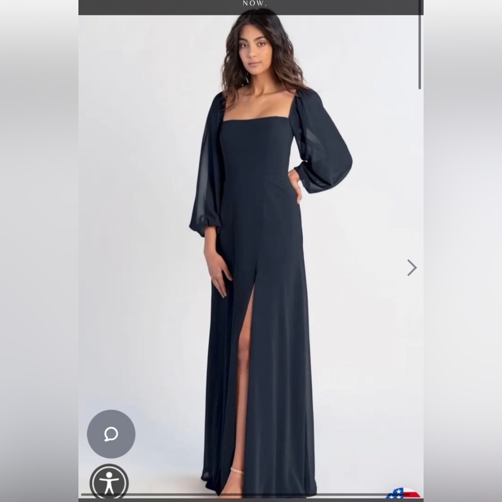 Brand New! Jenny Yoo Chiffon Bridesmaids Gown